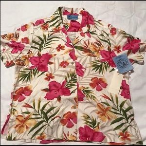 notations paradise Island large tropical  NWT